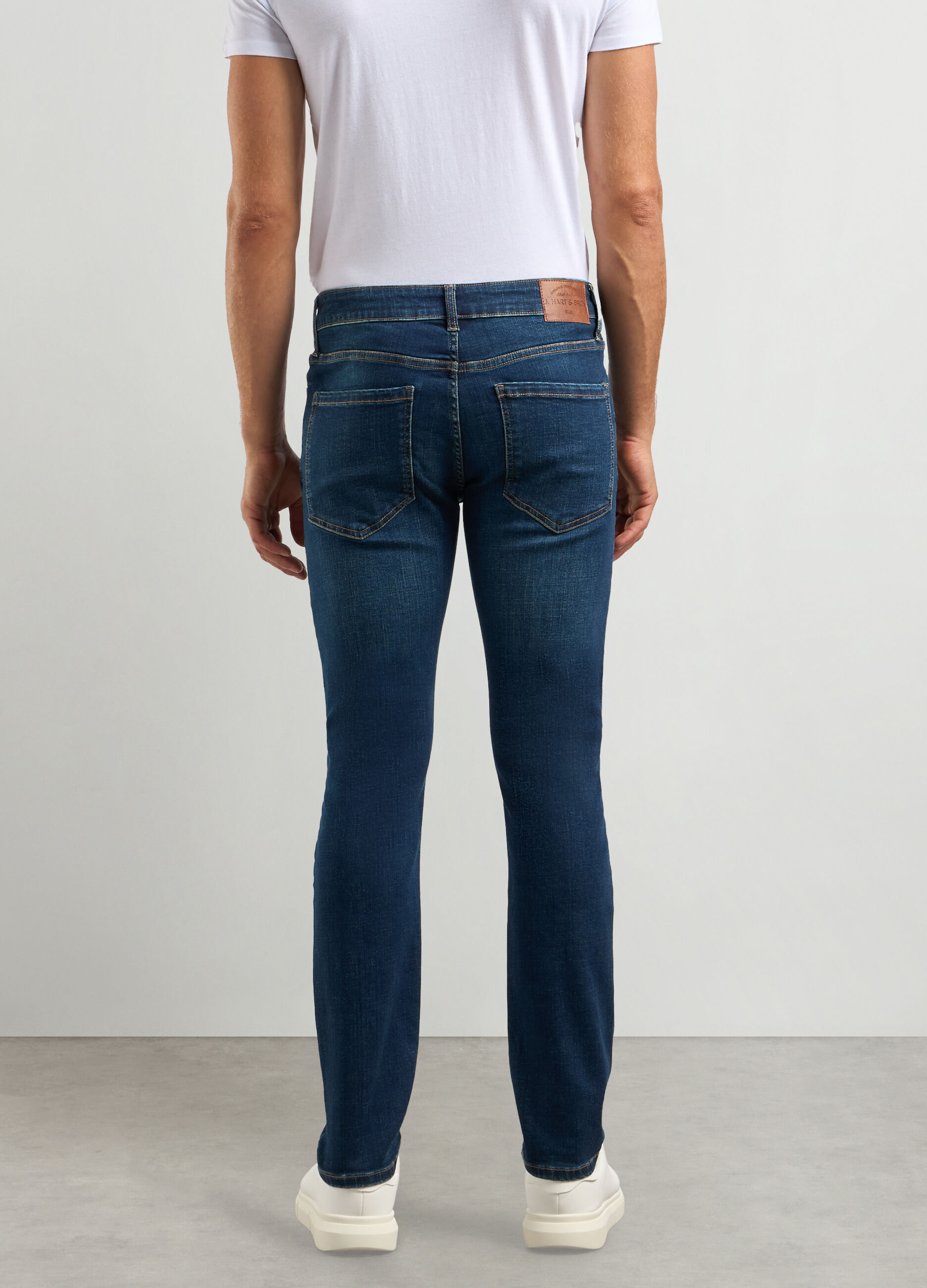 Jeans slim fit in cotone stretch uomo_1