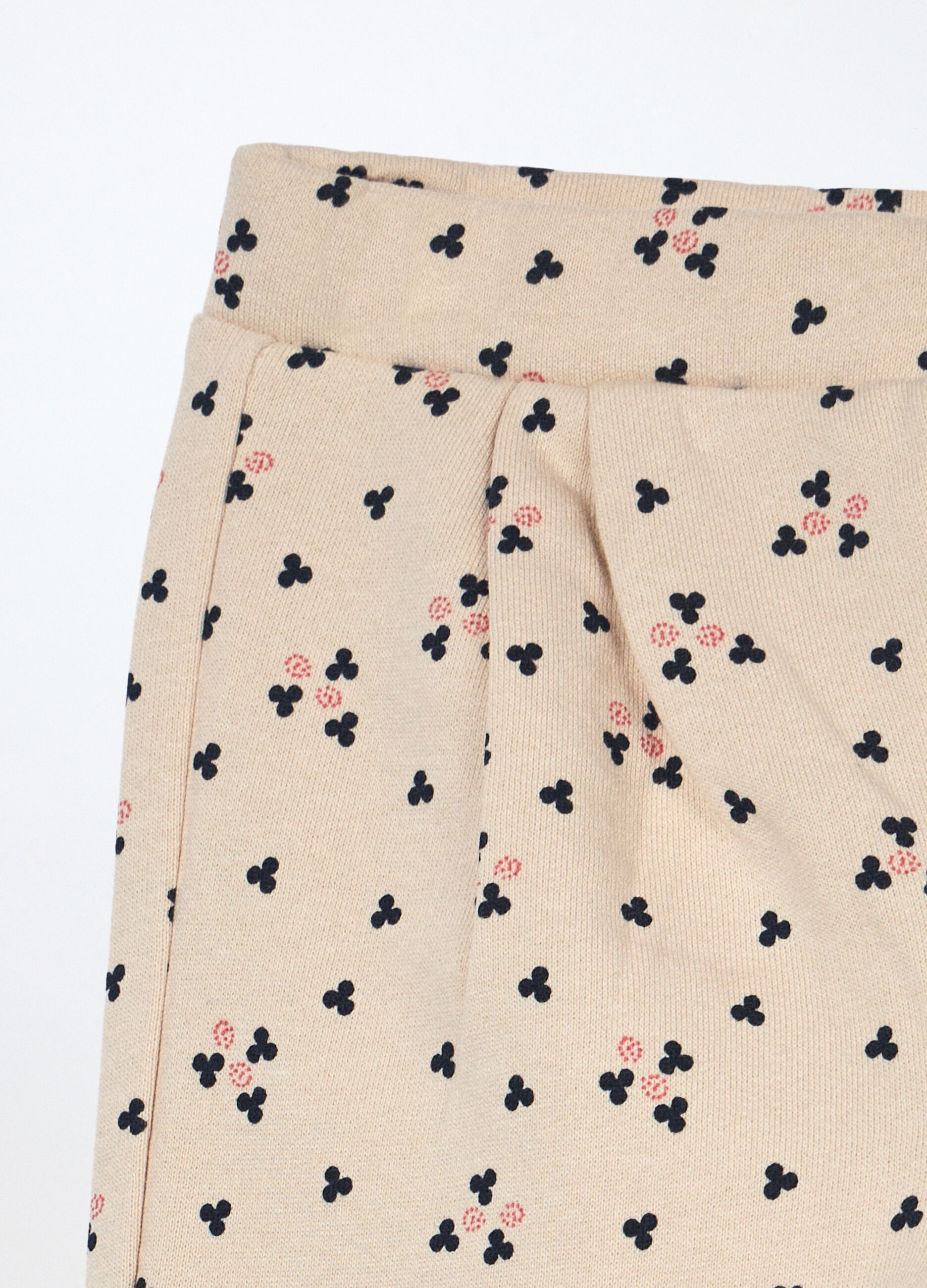 Jogger in french terry di puro cotone neonata_2