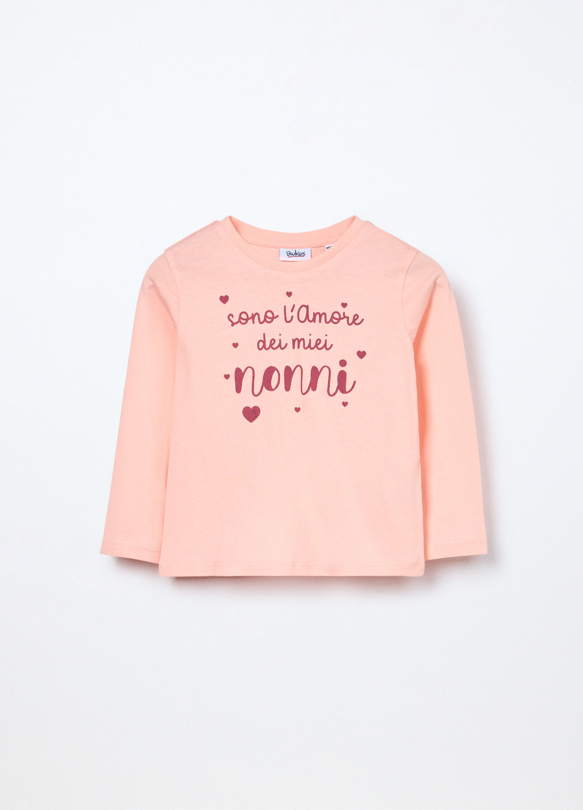 T-shirt in jersey di puro cotone neonata_0