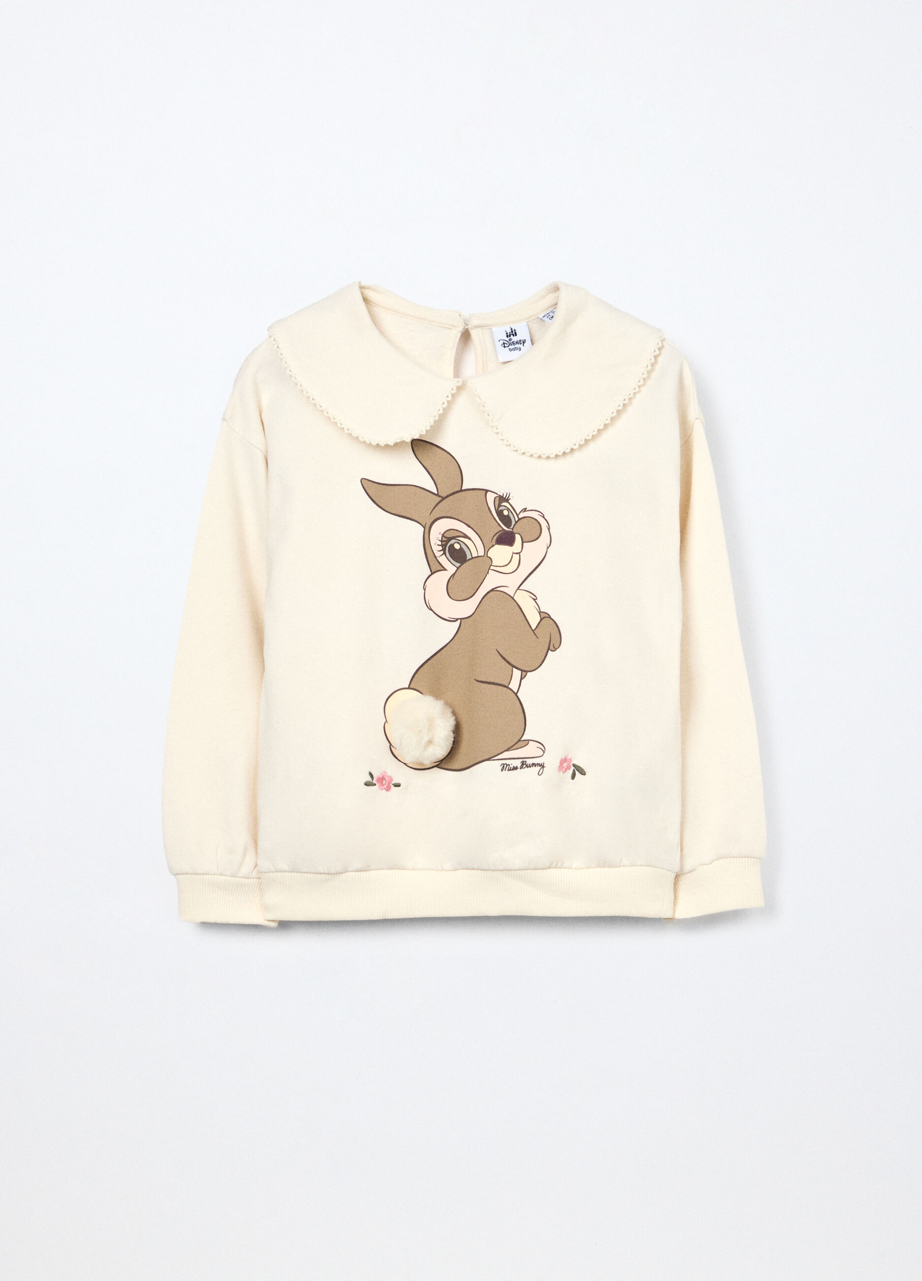 Felpa in cotone stretch neonata_0