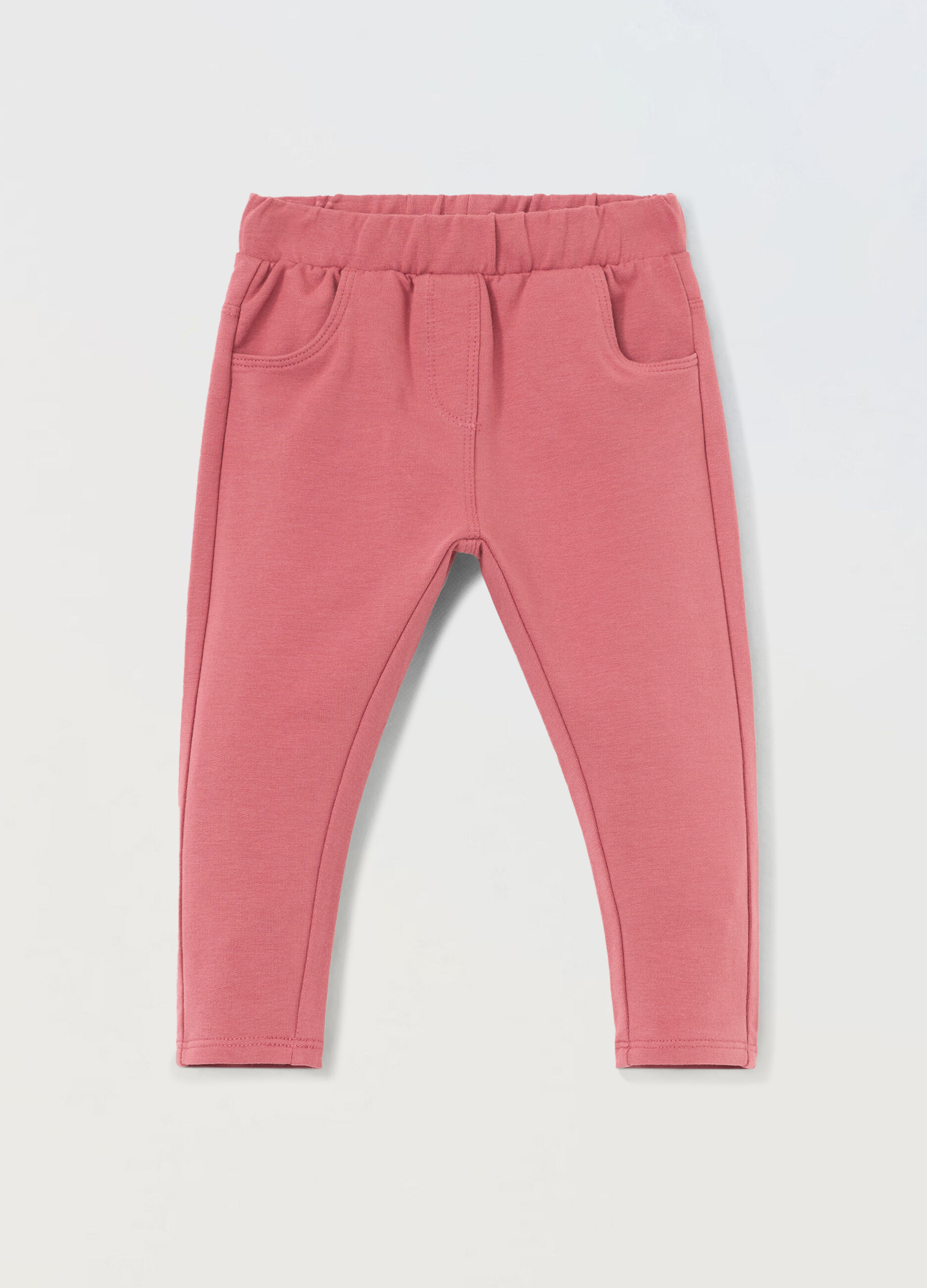 Treggings in cotone fleece neonata_0
