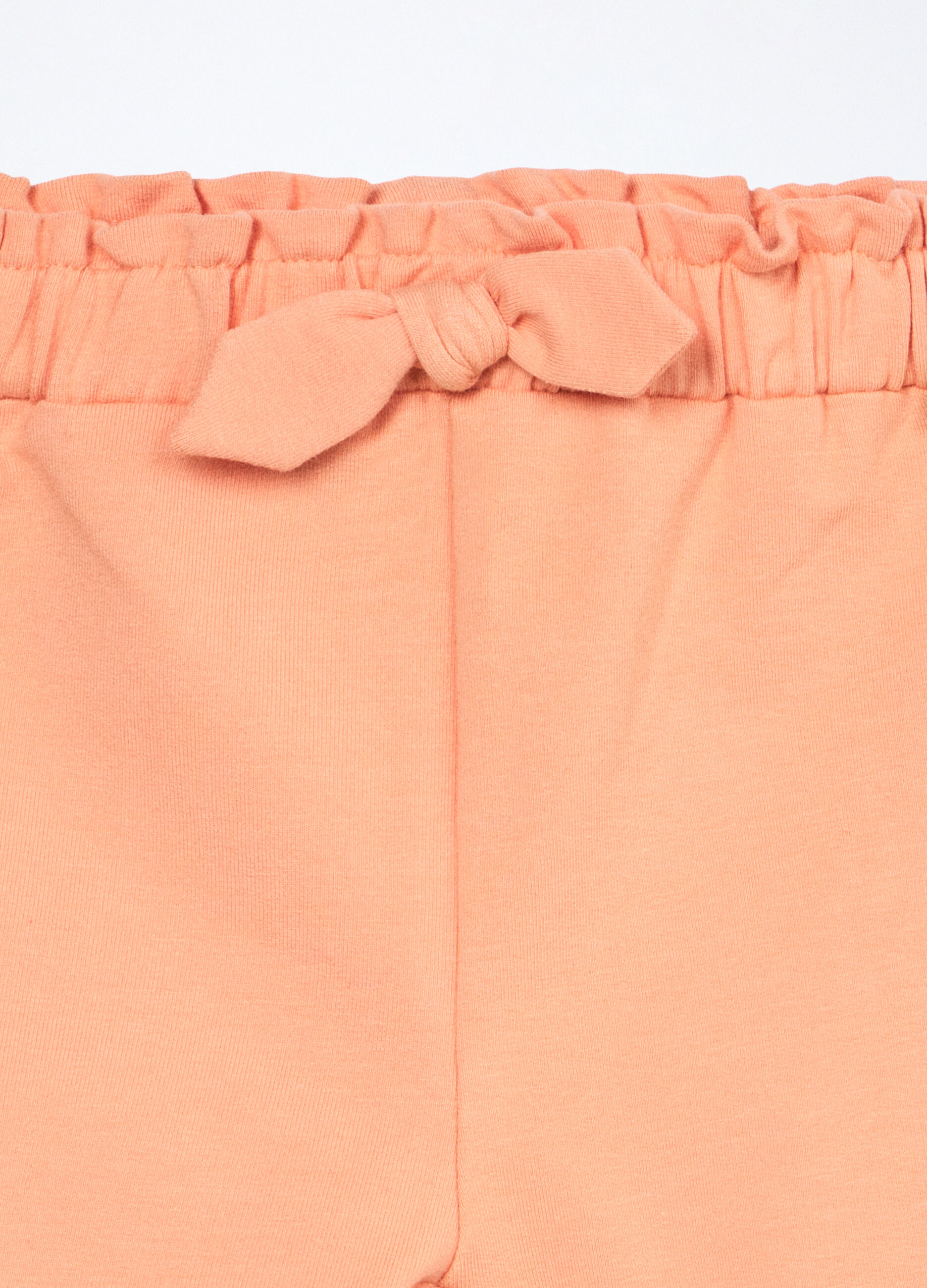 Jogger in french terry di cotone stretch neonata_2