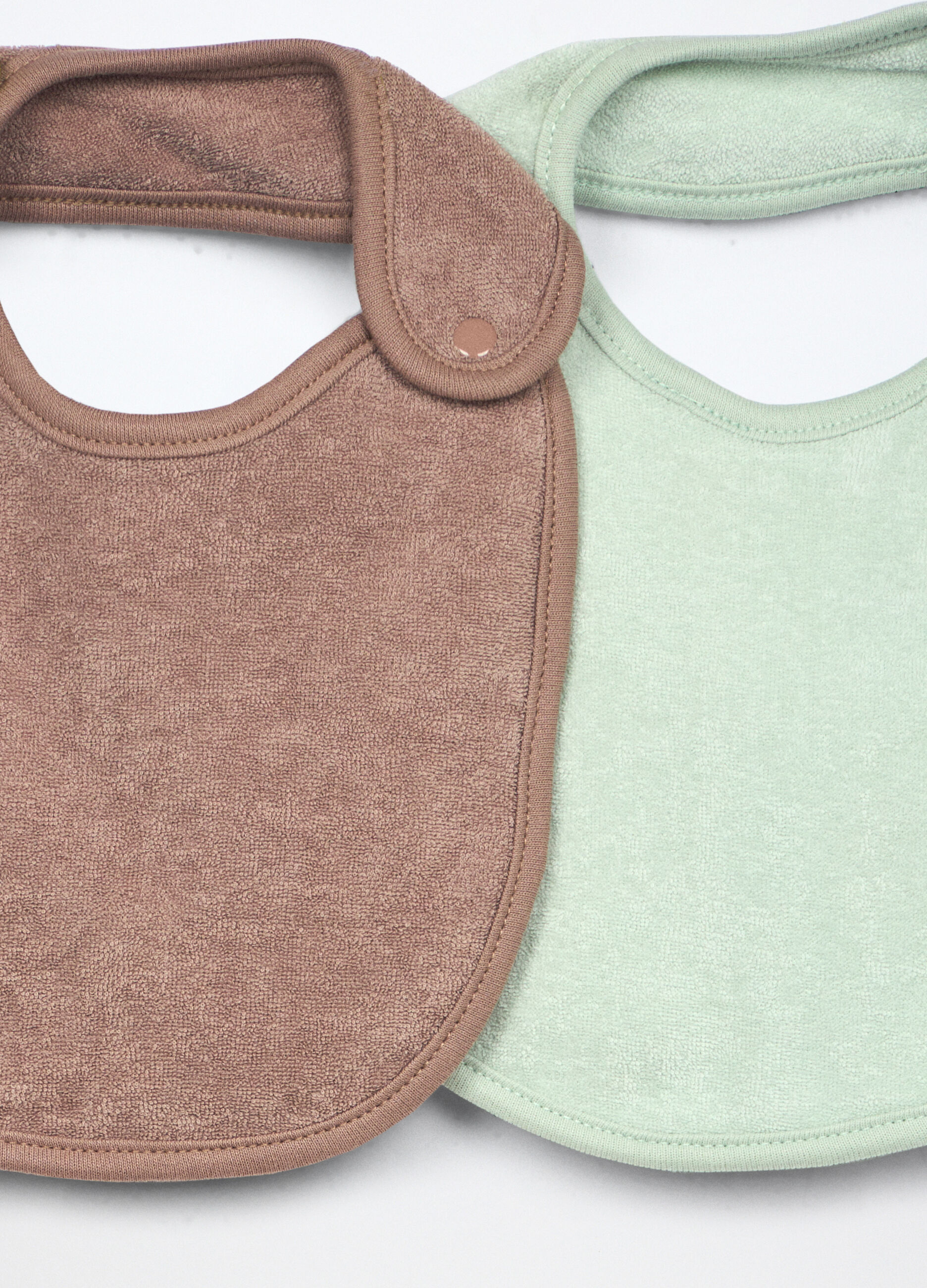 Pack 4 bavaglini in spugna di puro cotone _1