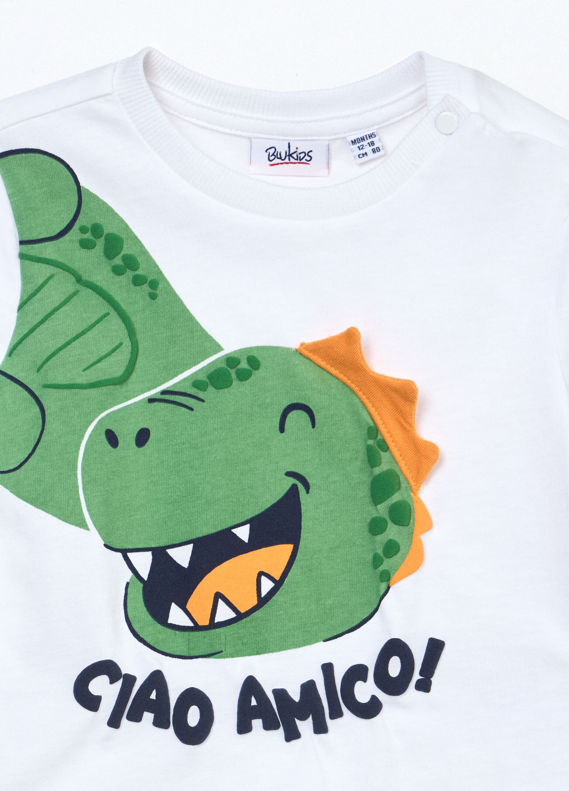 T-shirt in jersey di puro cotone neonato_2