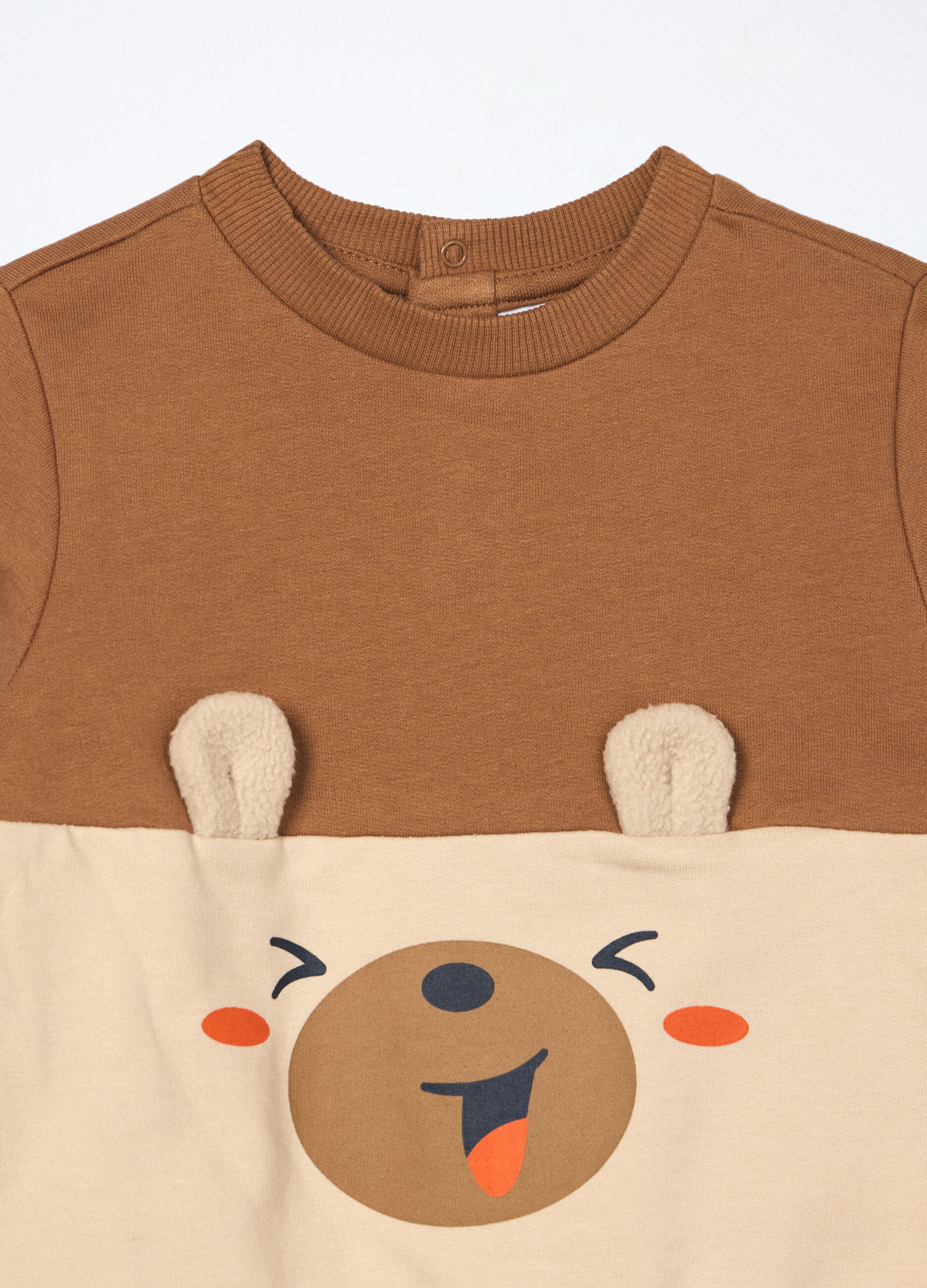 Jogging set in puro cotone fleece neonato_2