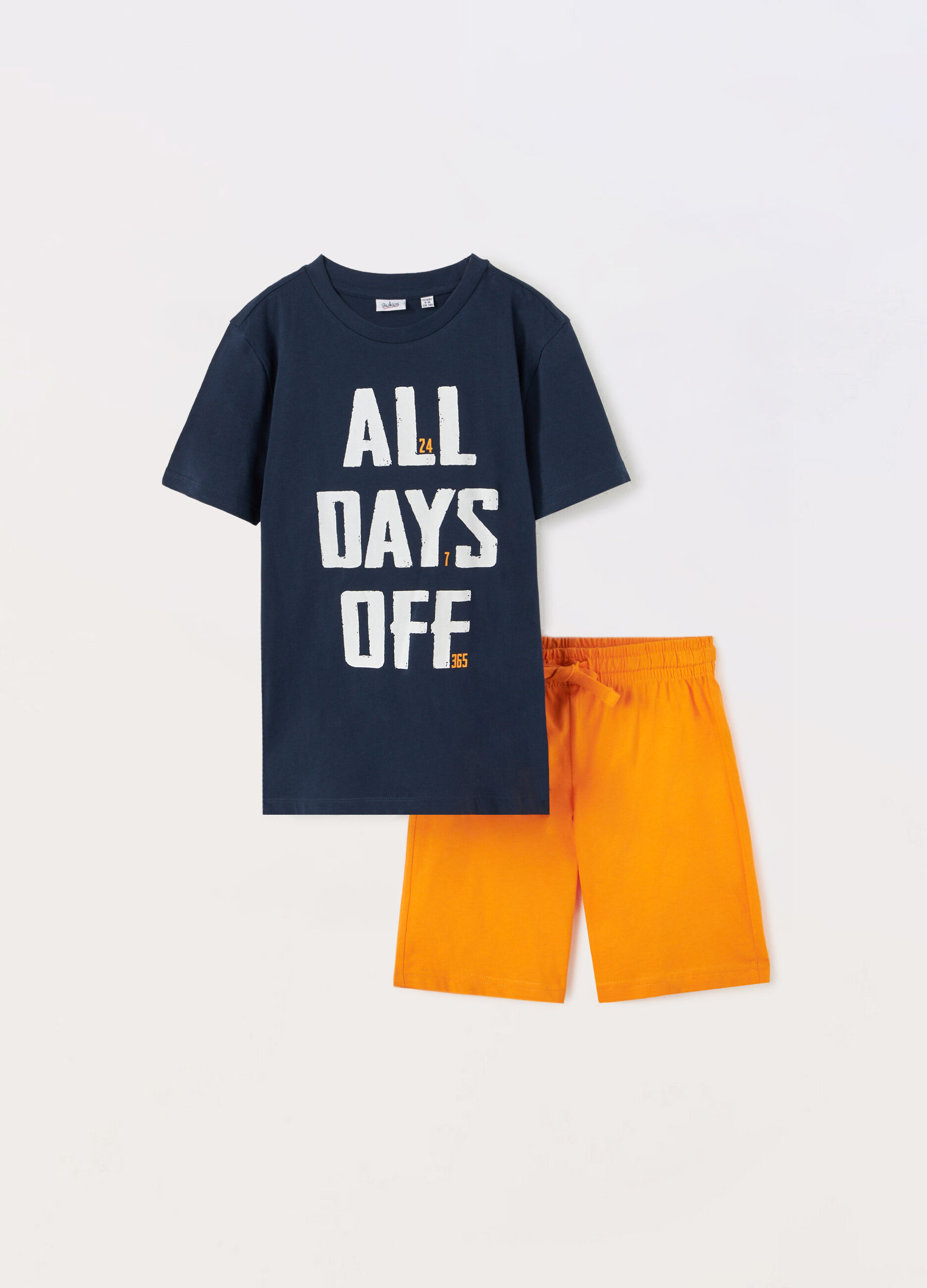Jogging set in jersey di puro cotone ragazzo_0