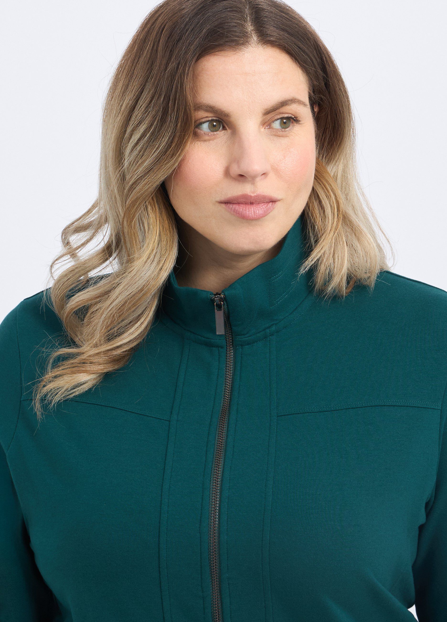 Felpa fitness in misto cotone donna curvy_2