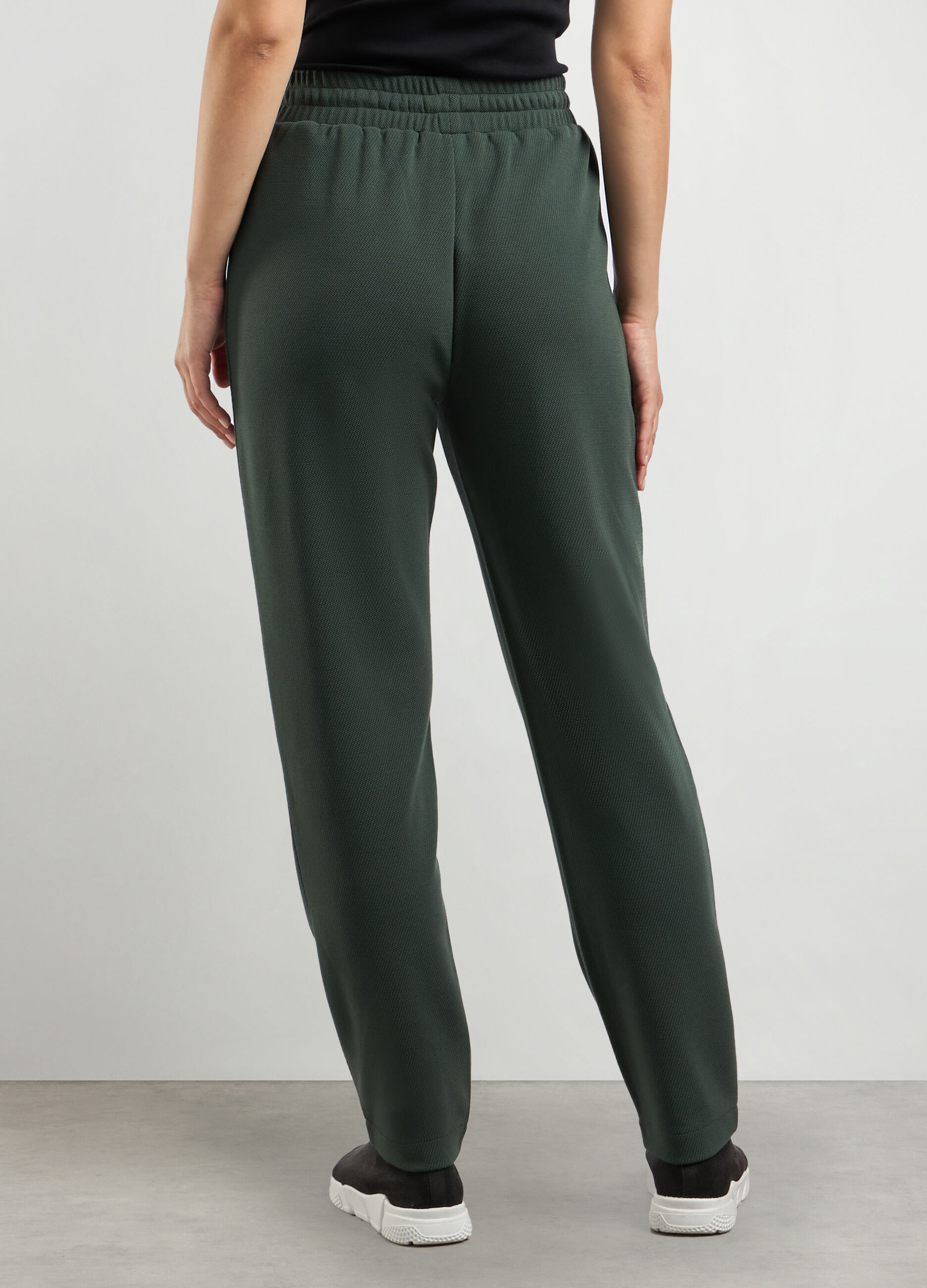 Joggers in misto viscosa piquet donna_1