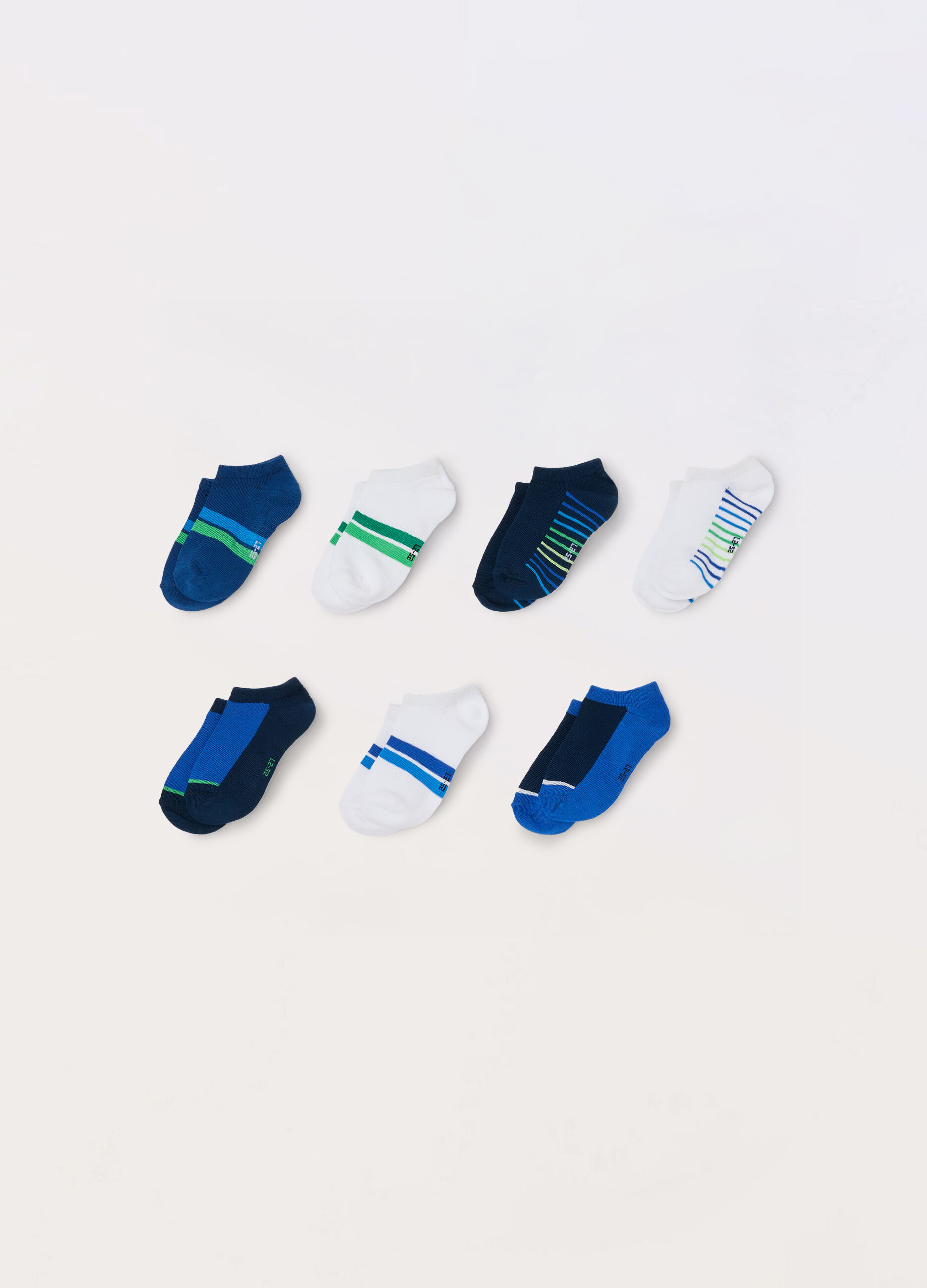 Pack 7 calze extra-corte misto cotone _0