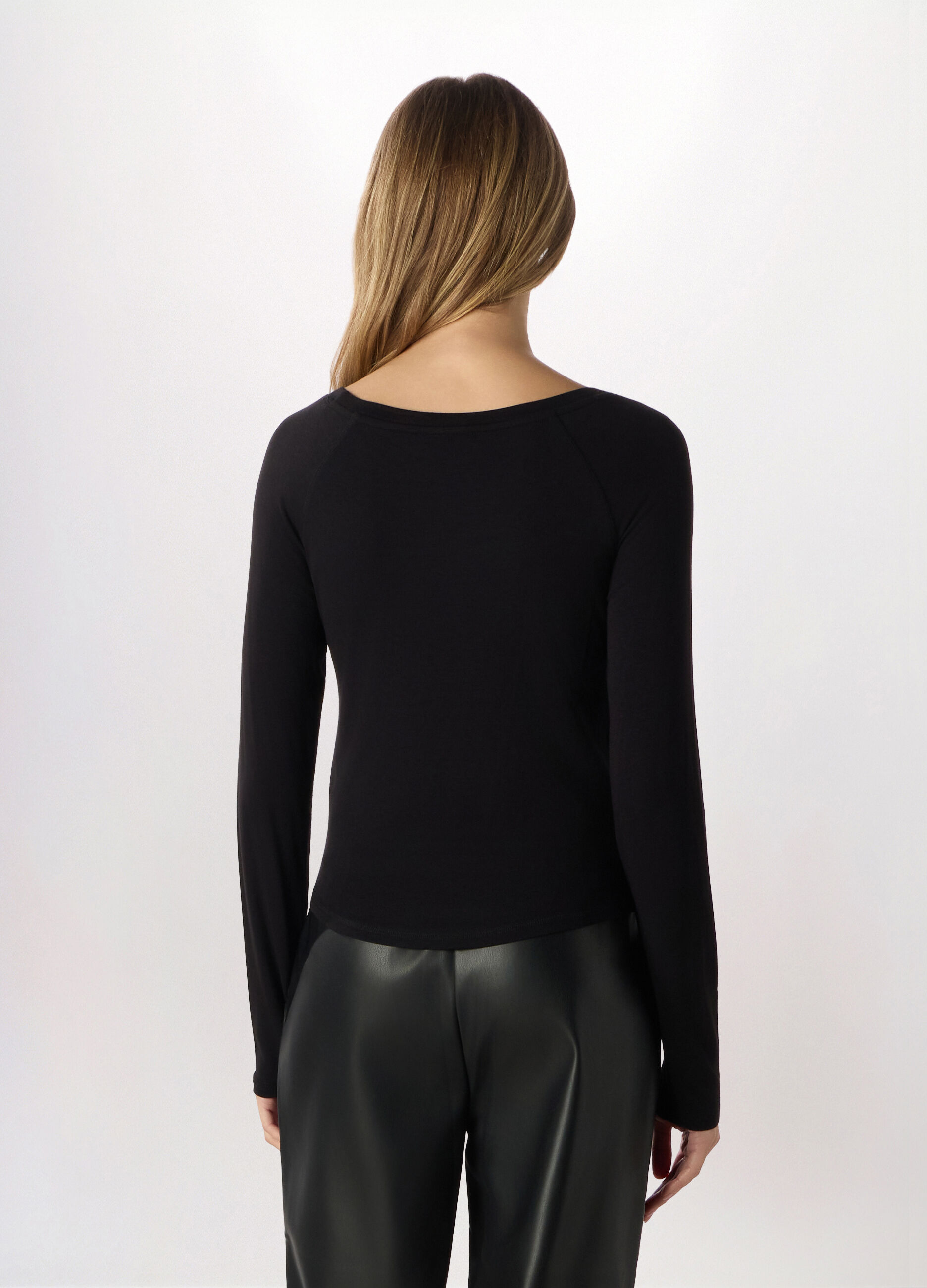 T-shirt in viscosa stretch Holistic donna fitness_1