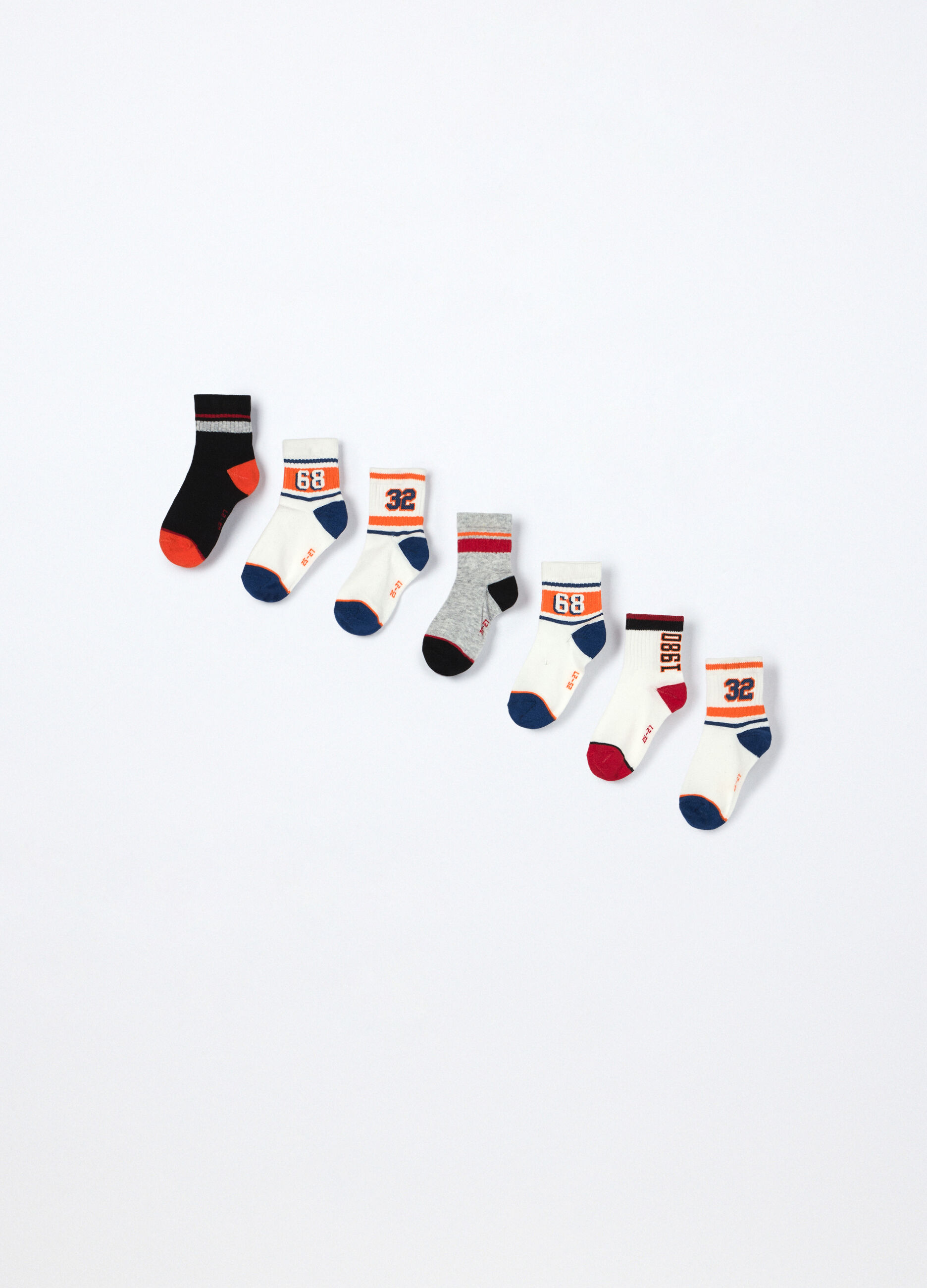 Pack 7 calze misto cotone bambino_1