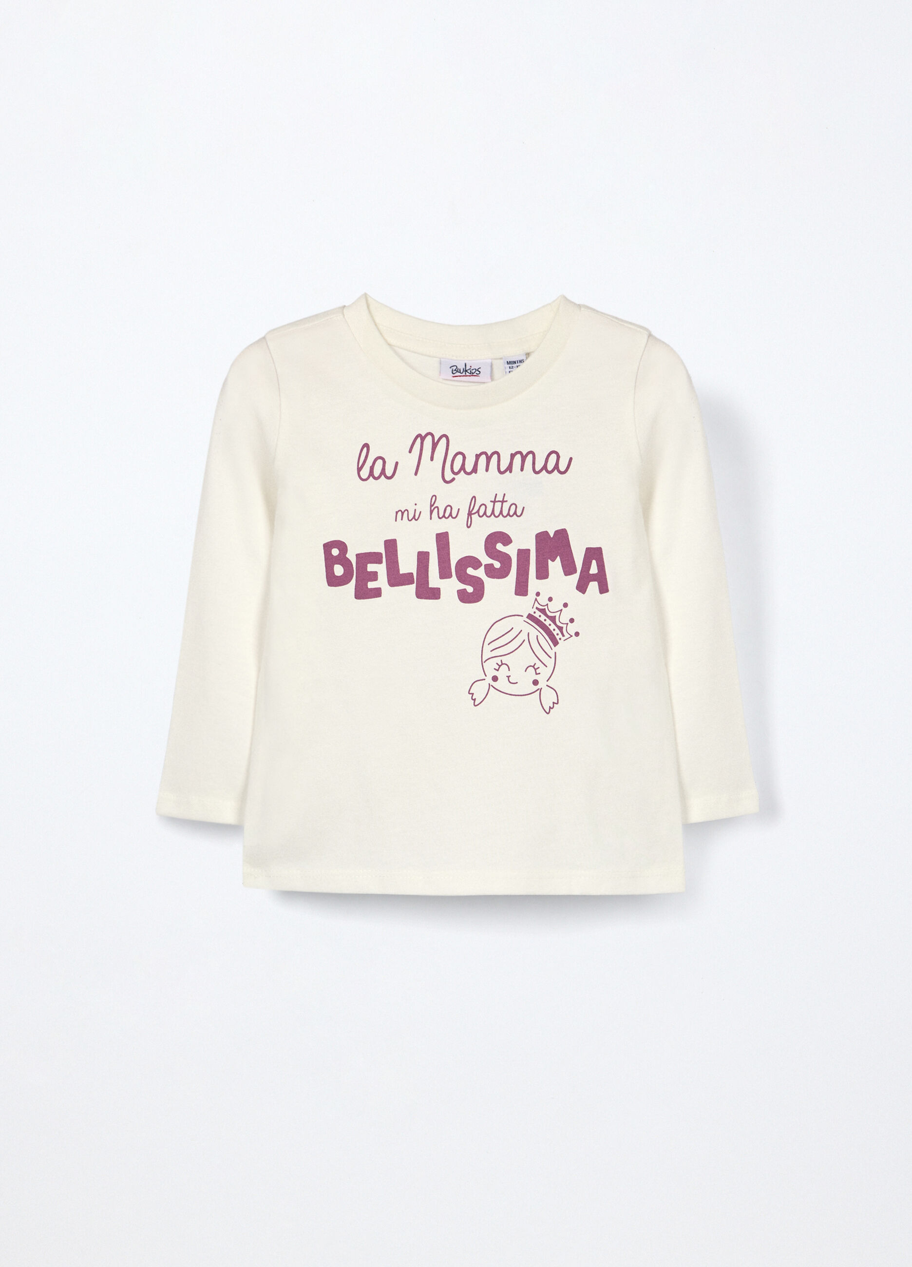 T-shirt in jersey di puro cotone neonata_0