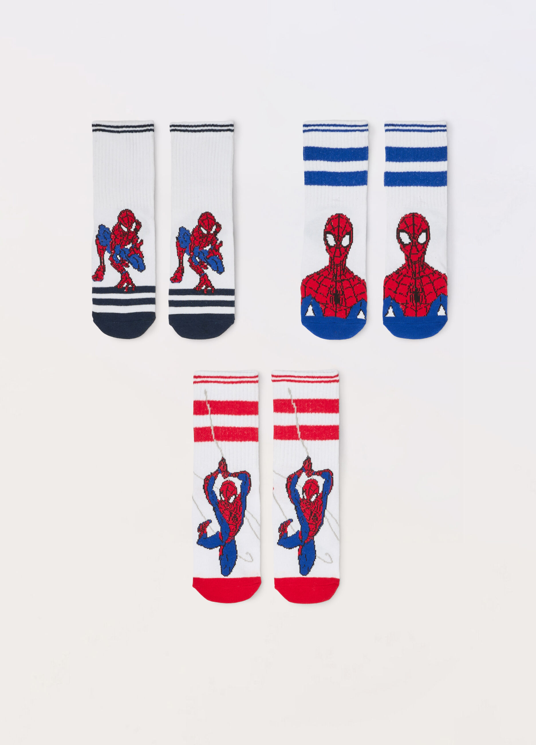 Pack 3 calze in spugna di misto cotone Spider-Man_0