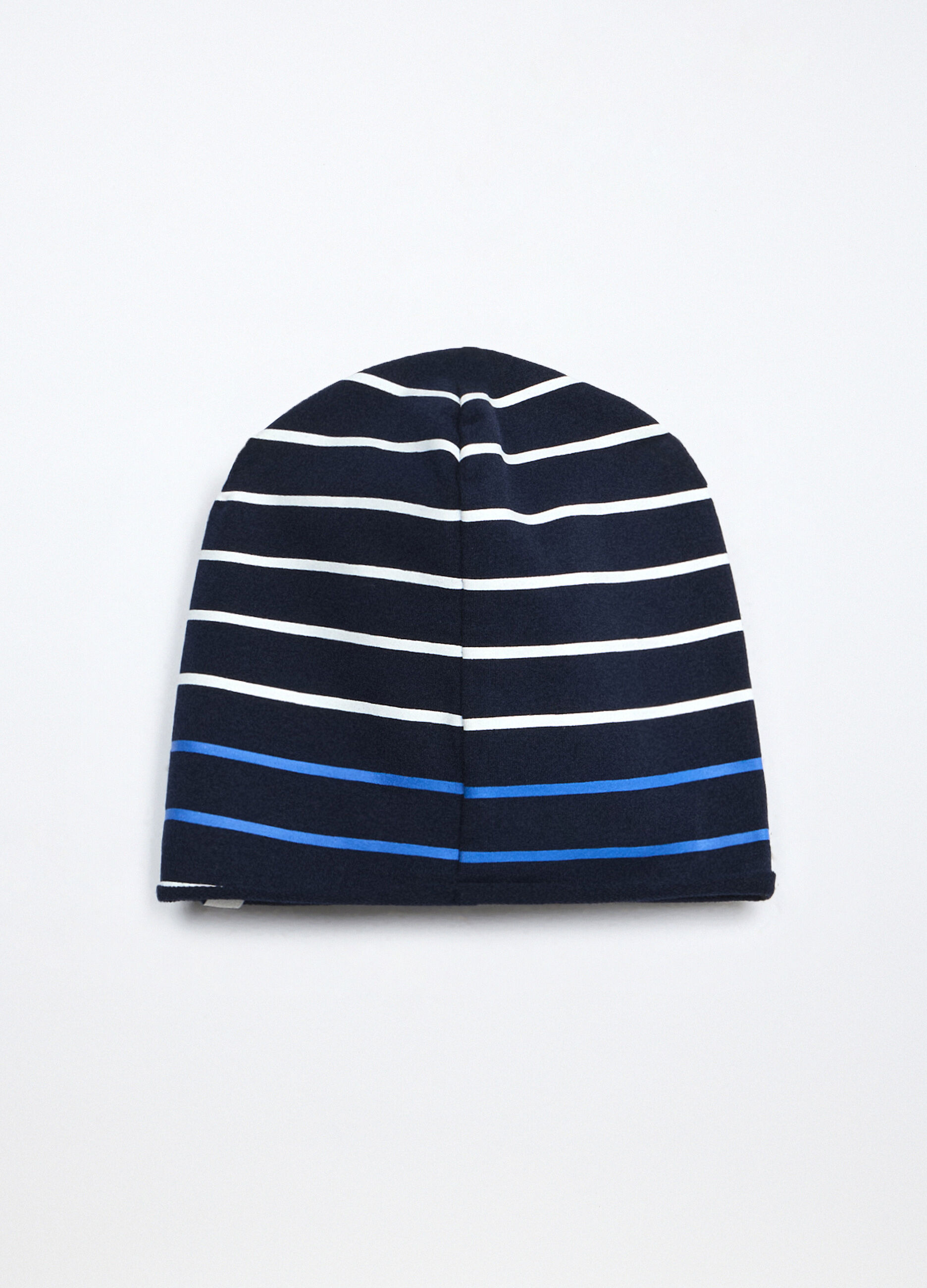 Berretto in french terry di cotone stretch neonato_1