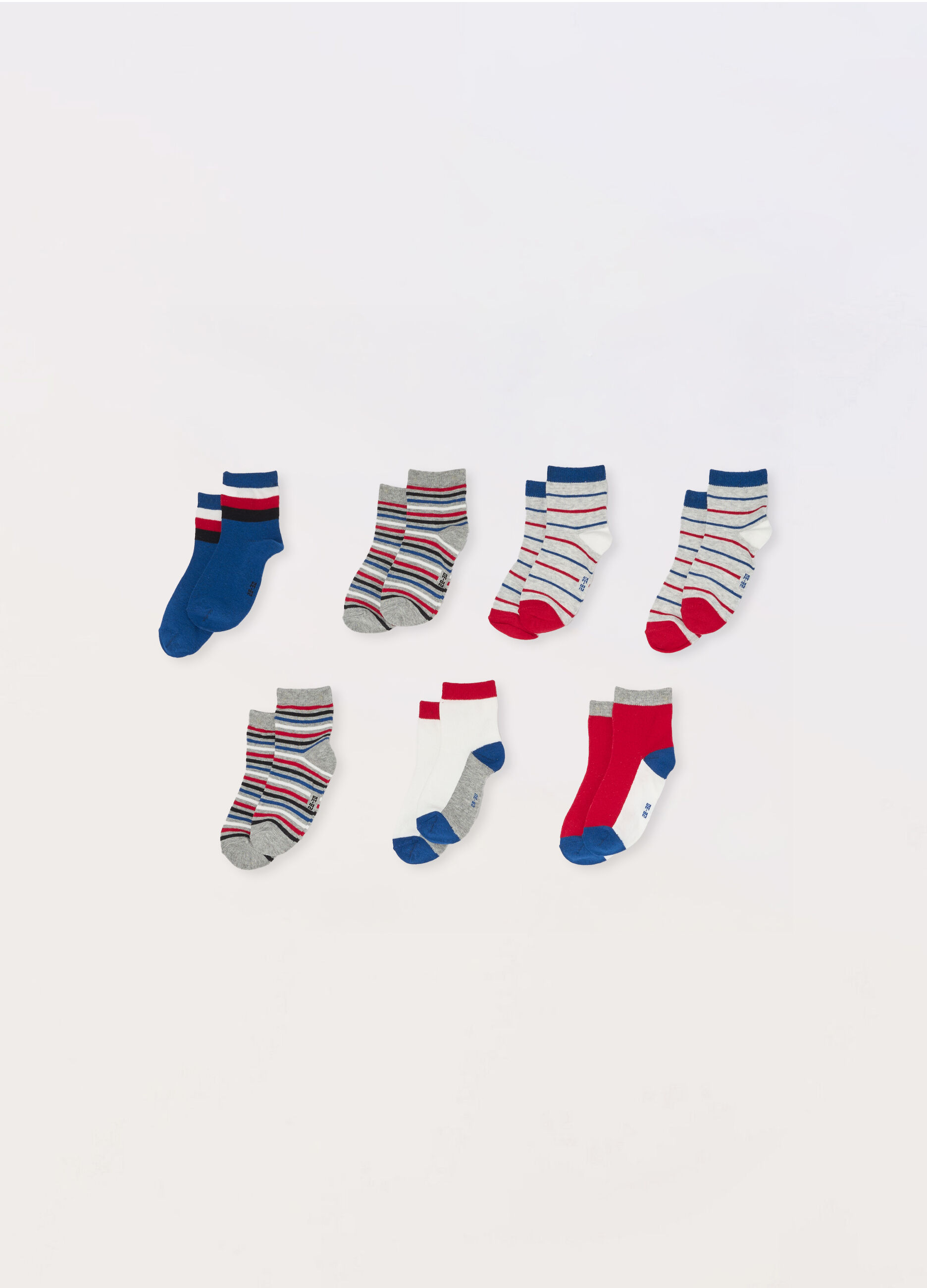 Pack 7 calzini corti misto cotone _0