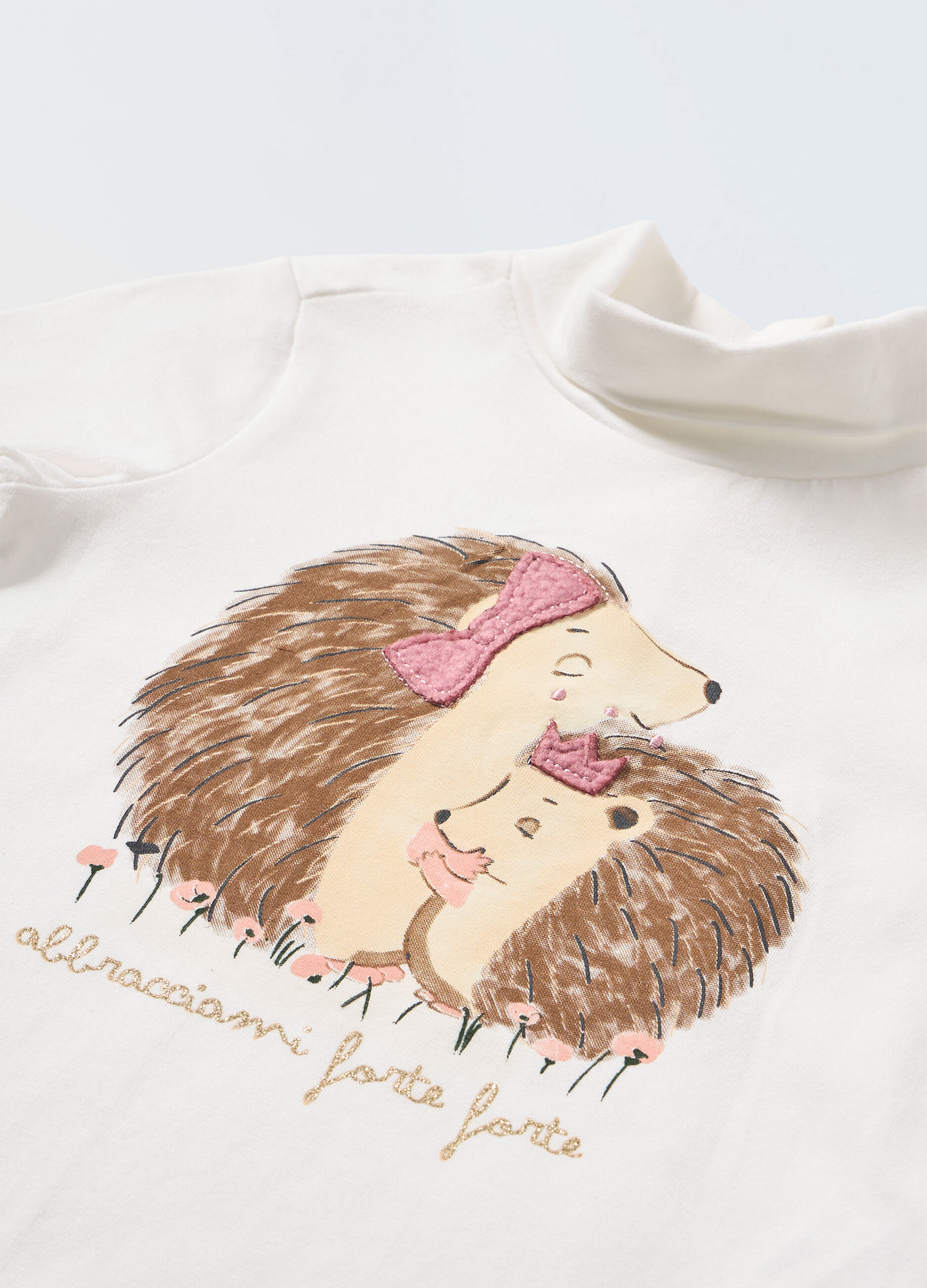 T-shirt in jersey di cotone stretch _1