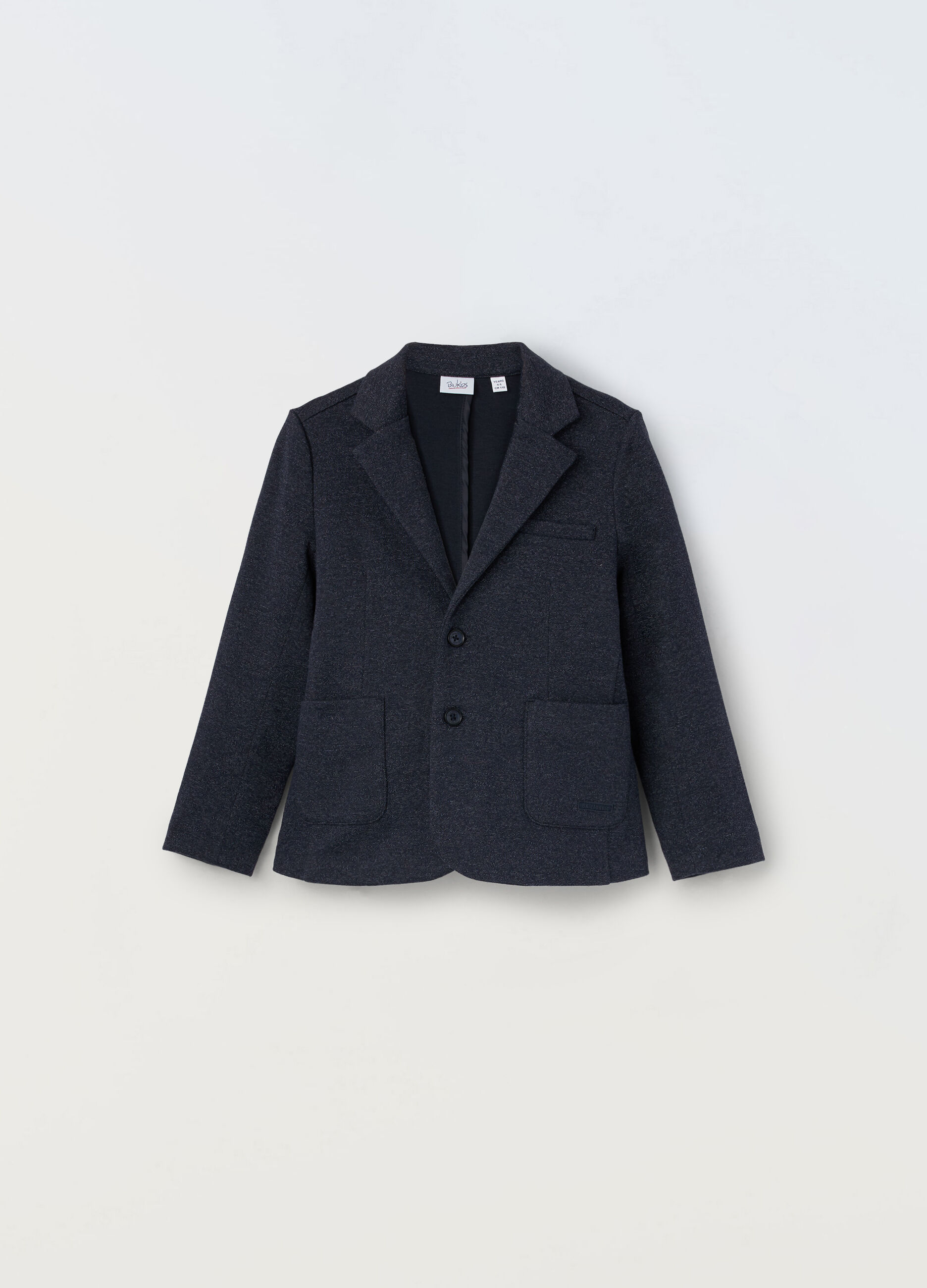 Blazer in punto milano stretch bambino_0
