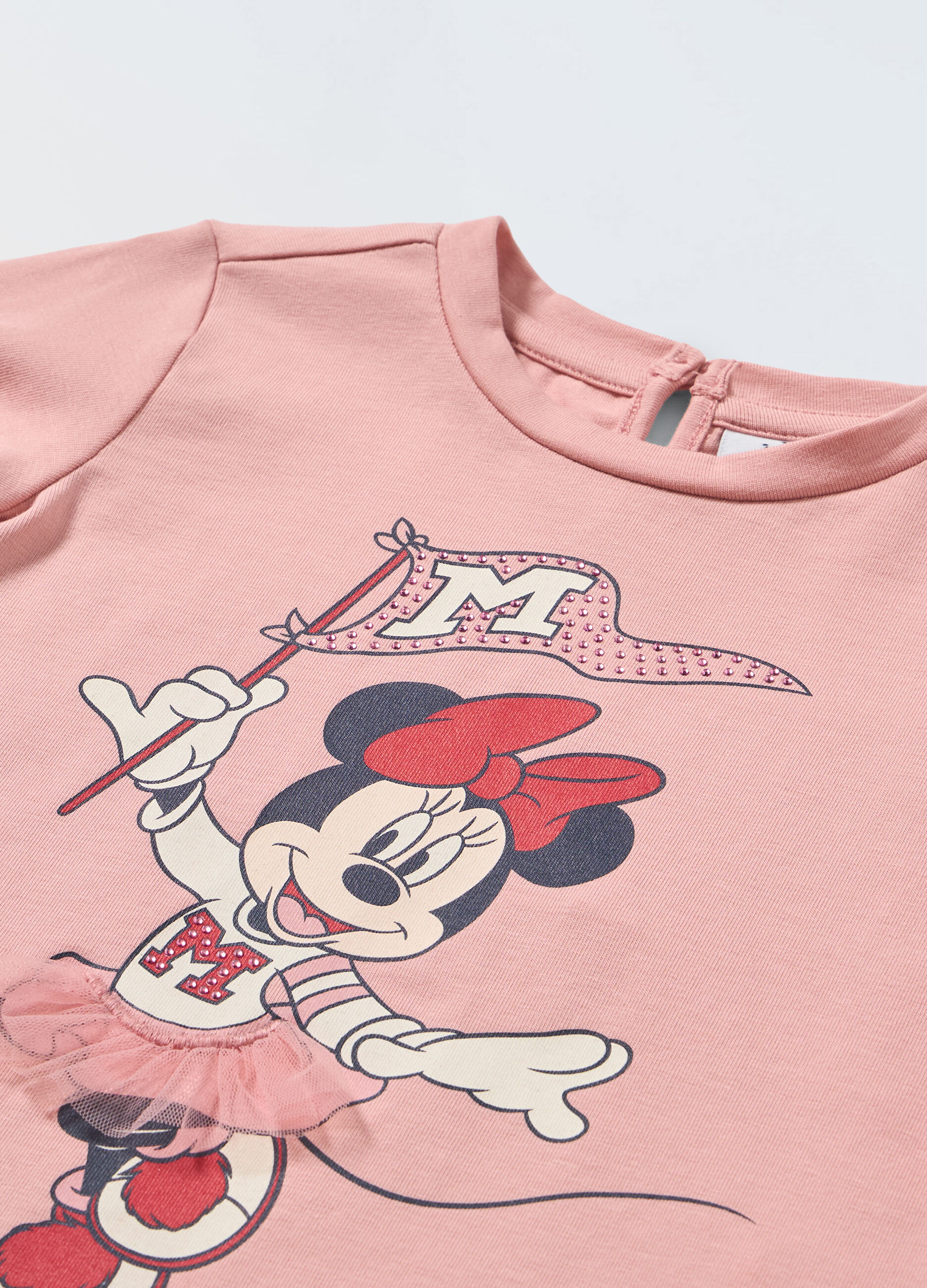 T-shirt in cotone stretch neonata_1