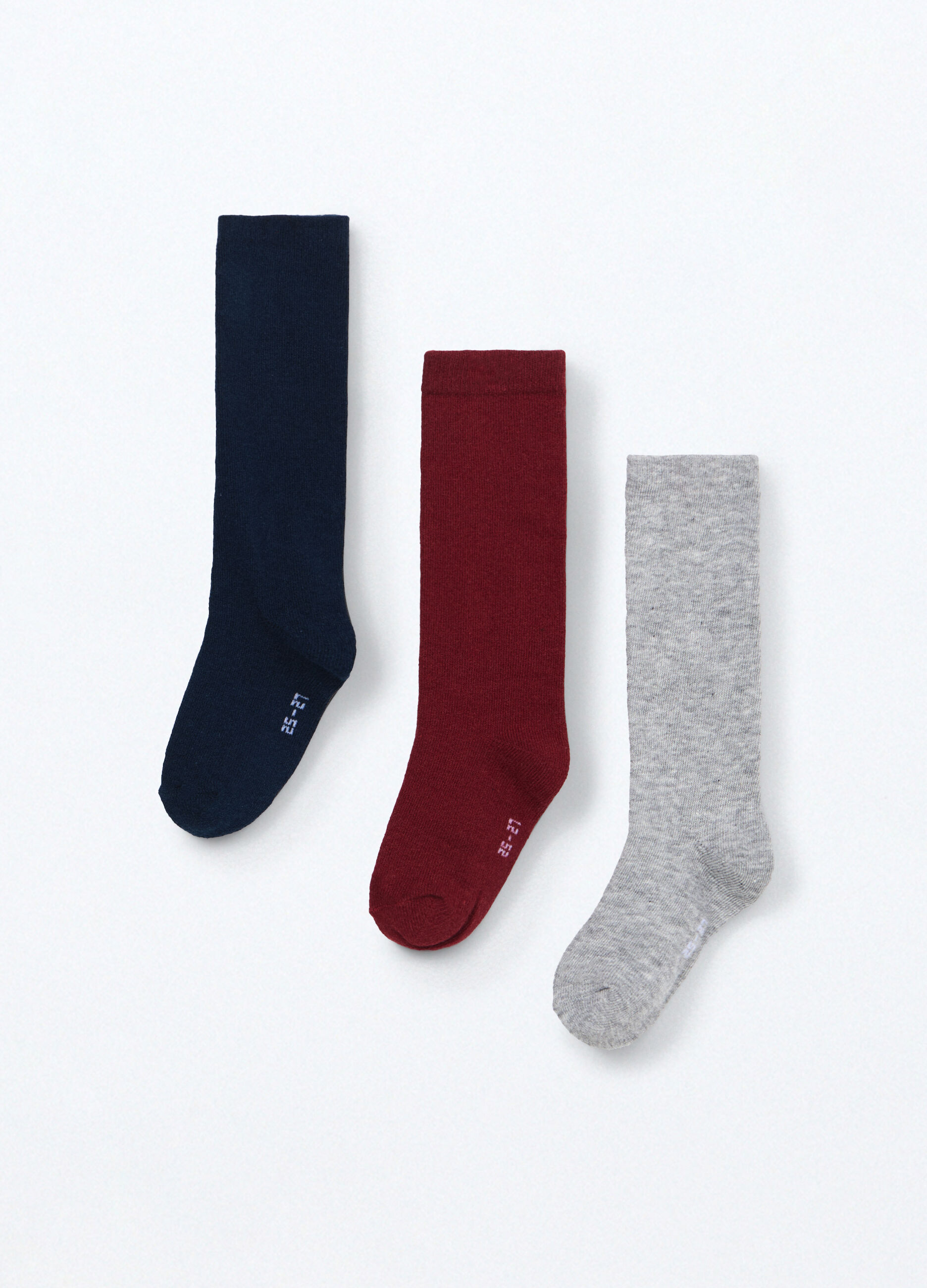 Pack 3 calze lunghe misto cotone bambino_1