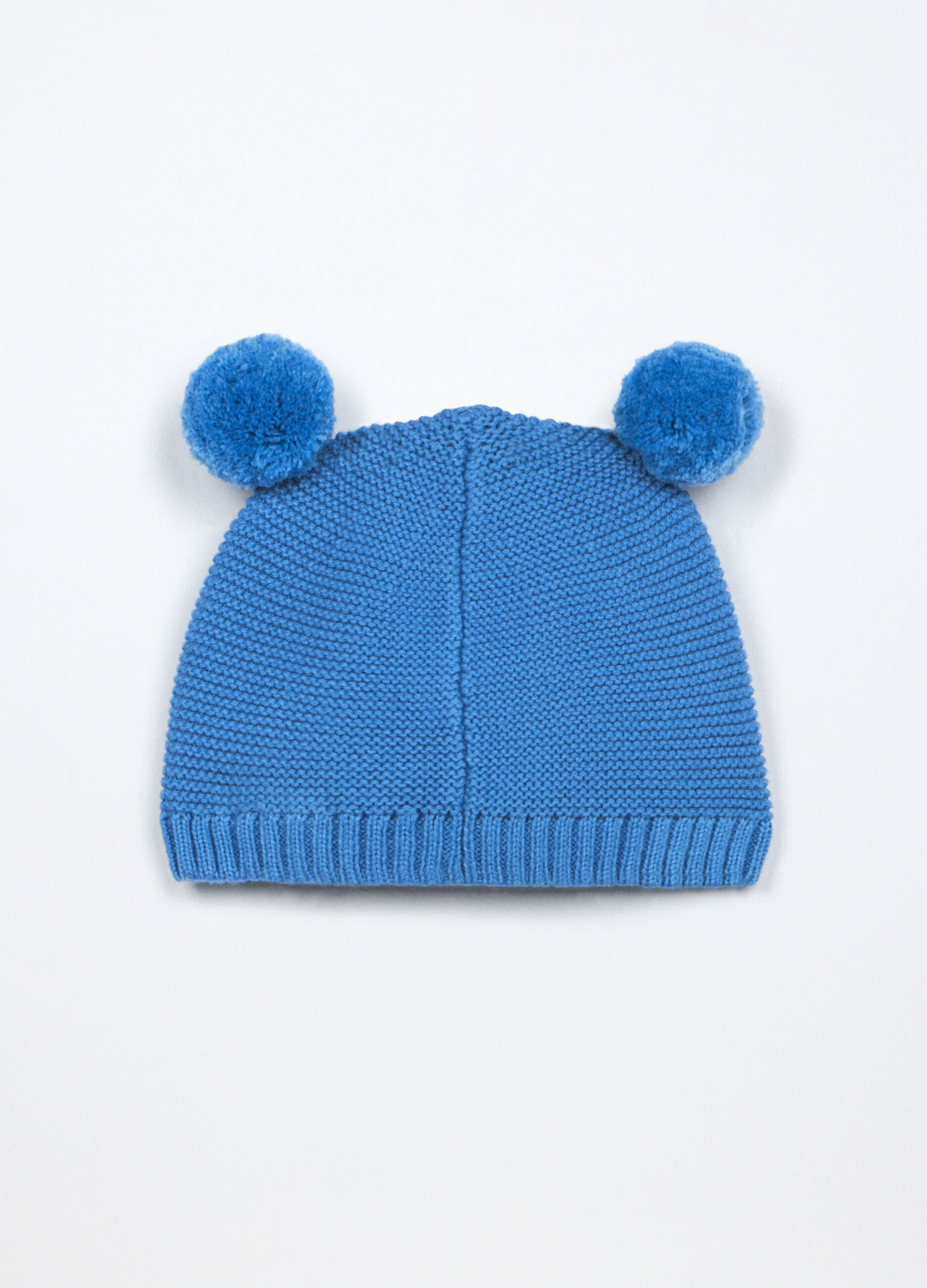 Berretto tricot in puro cotone neonato_1