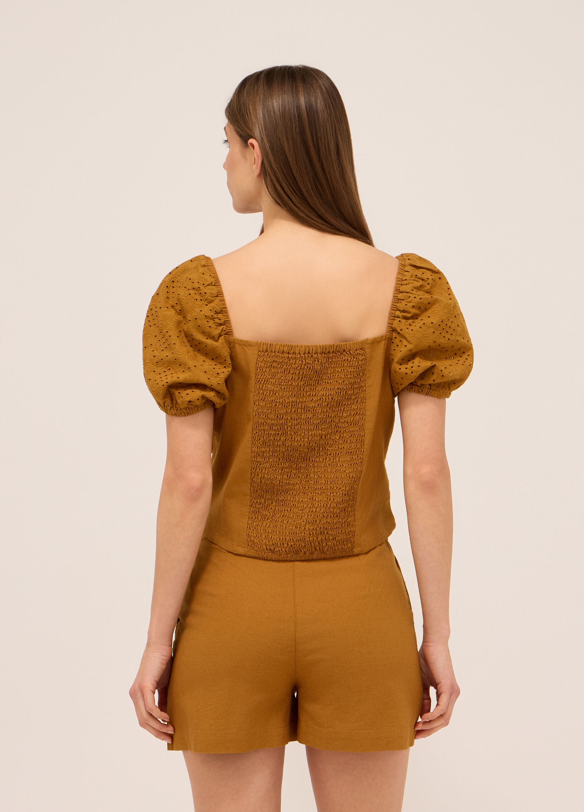 Blusa misto lino donna_1