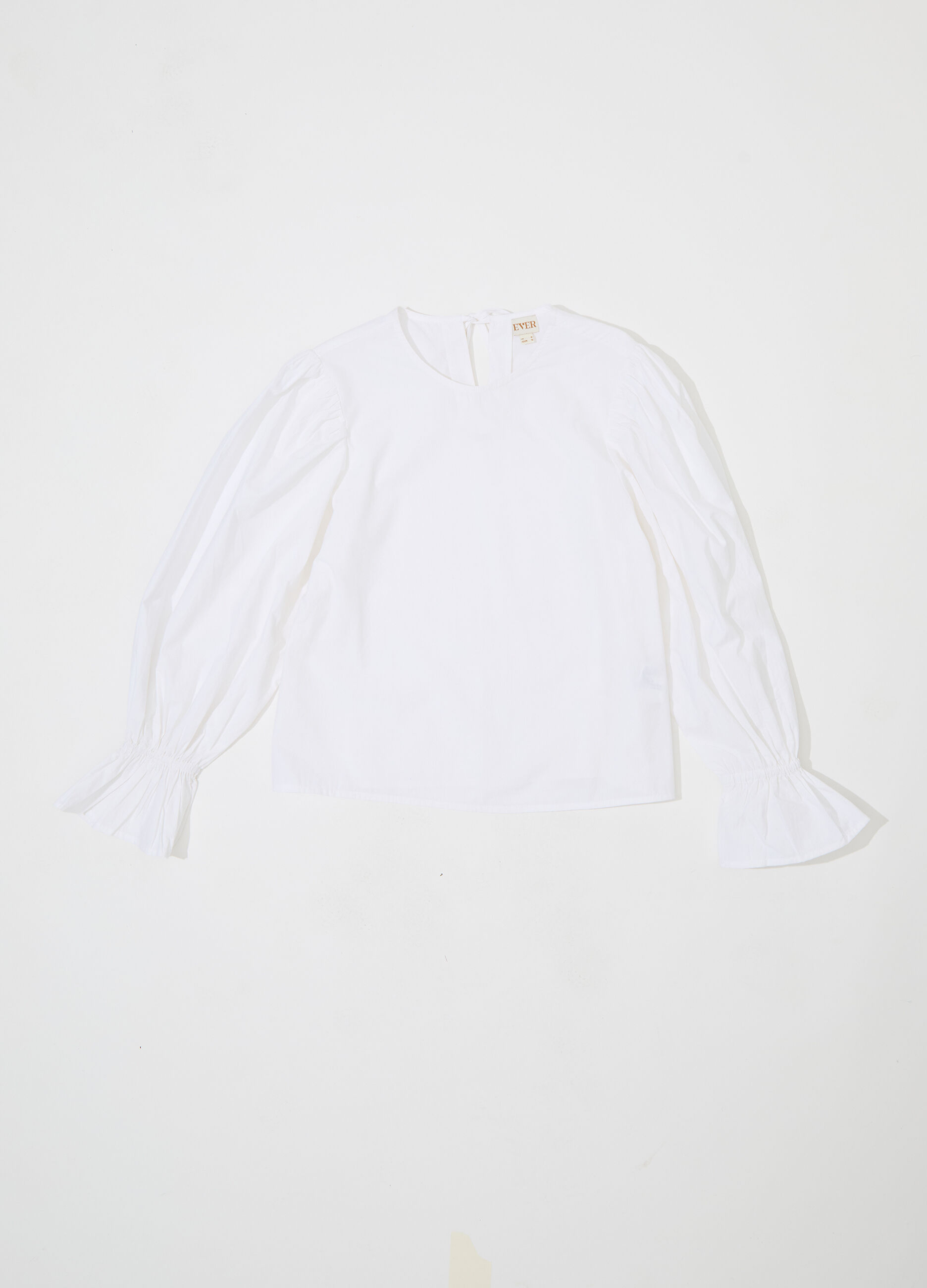 Blusa in popeline di puro cotone donna_4