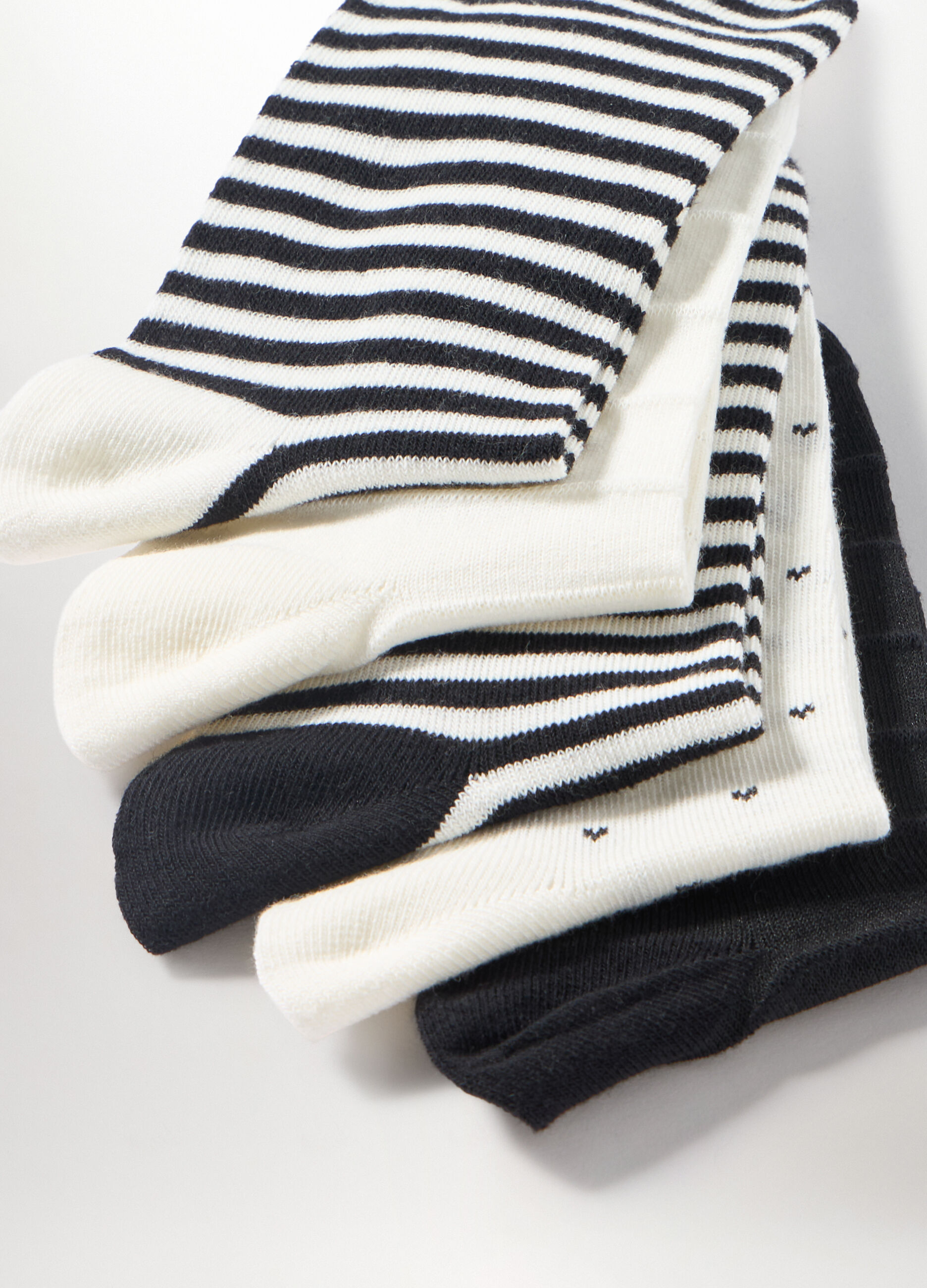 Pack 5 calze misto cotone donna_1