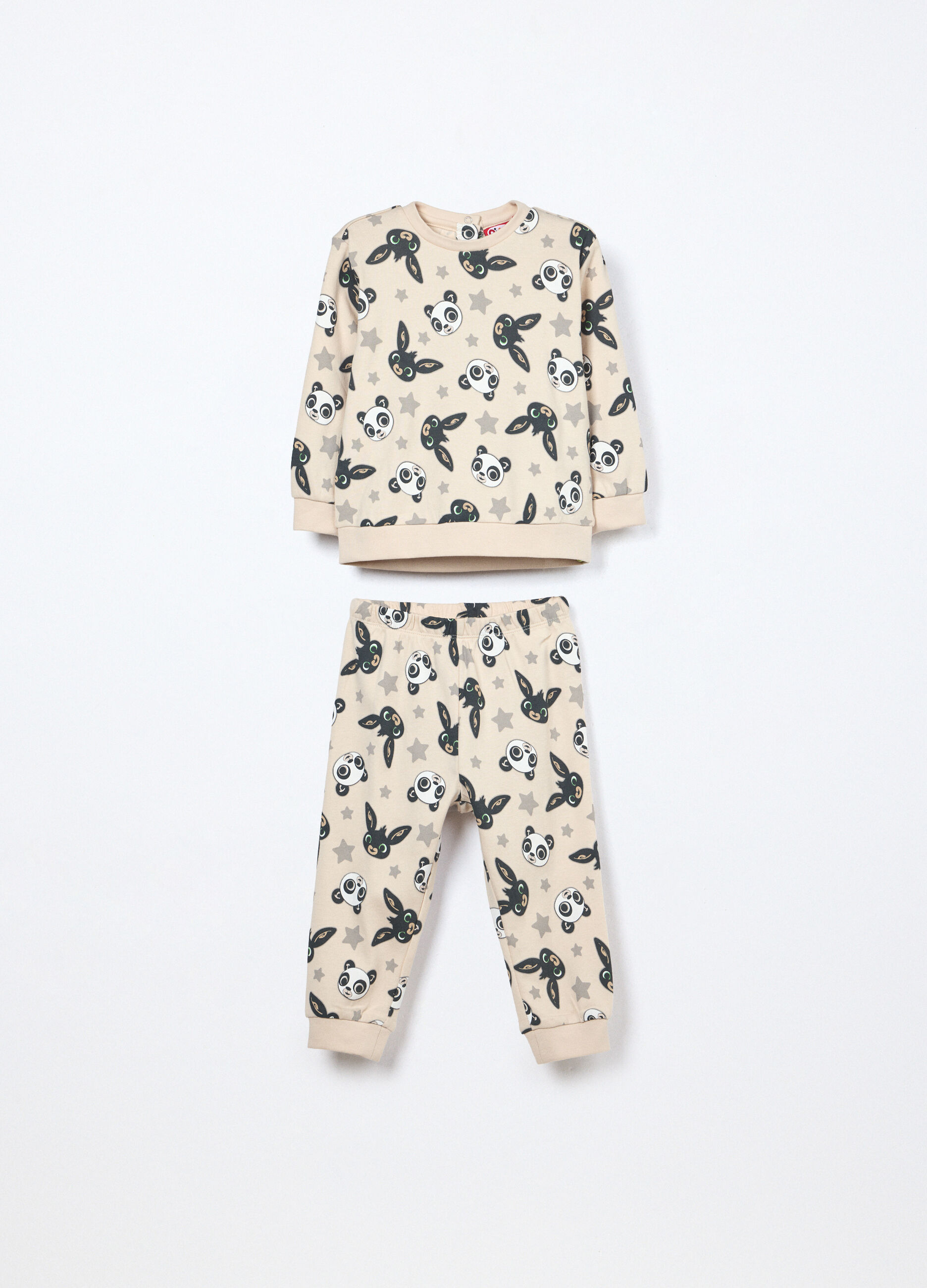 Set pigiama Bing in interlock di puro cotone neonato_0