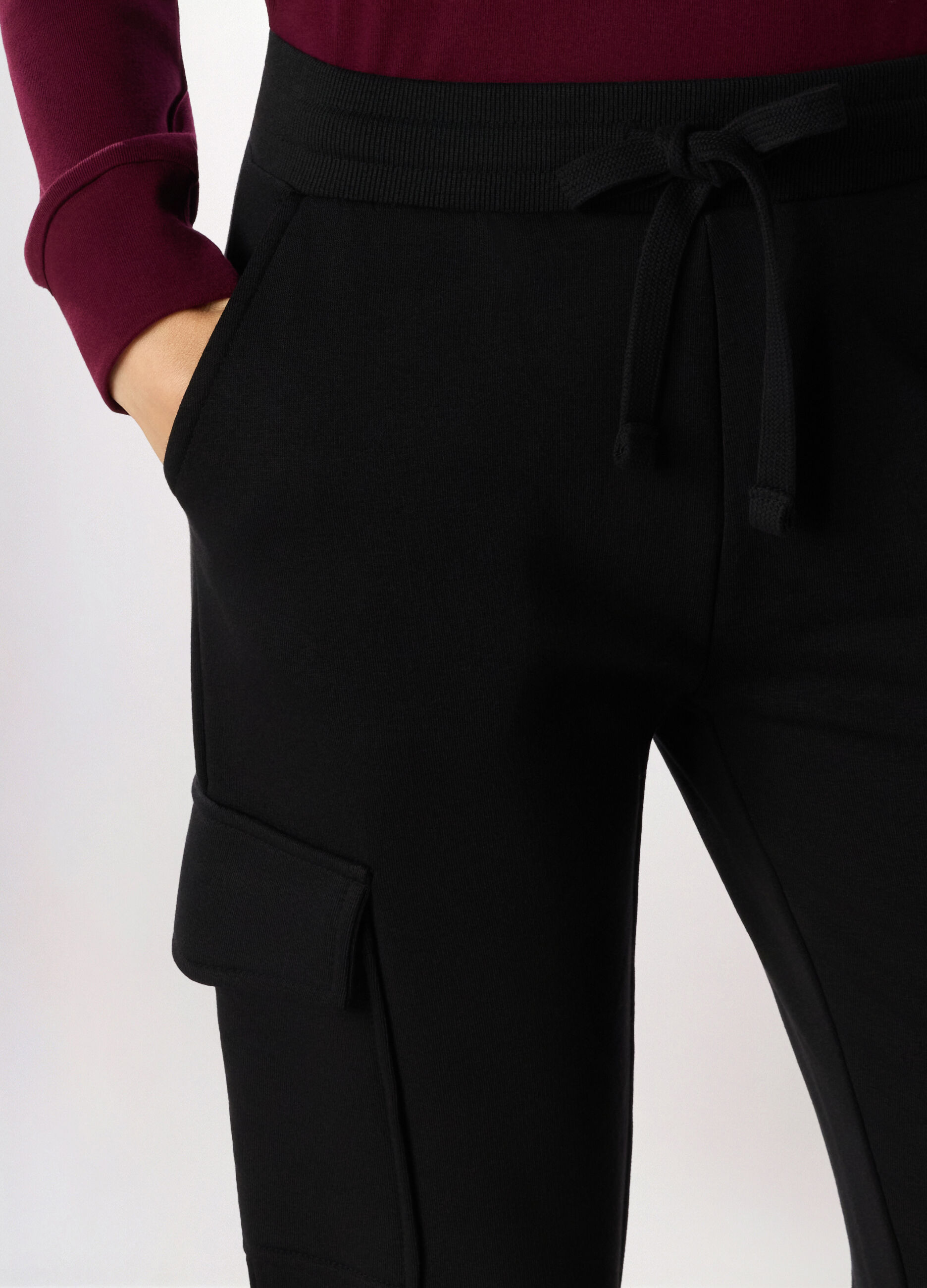 Jogger cargo in misto cotone donna Holistic fitness _2