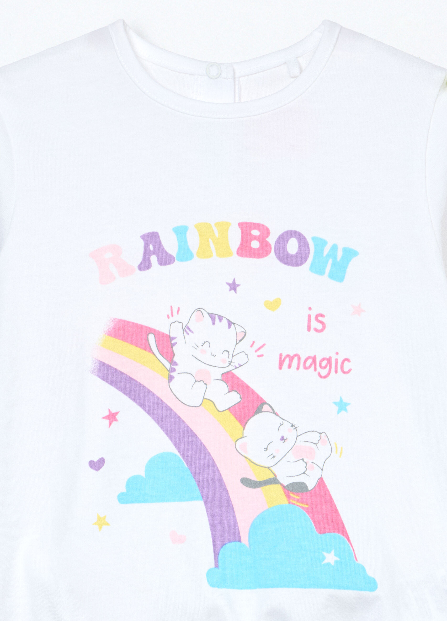 Set pigiama lungo in jersey di puro cotone neonata_2