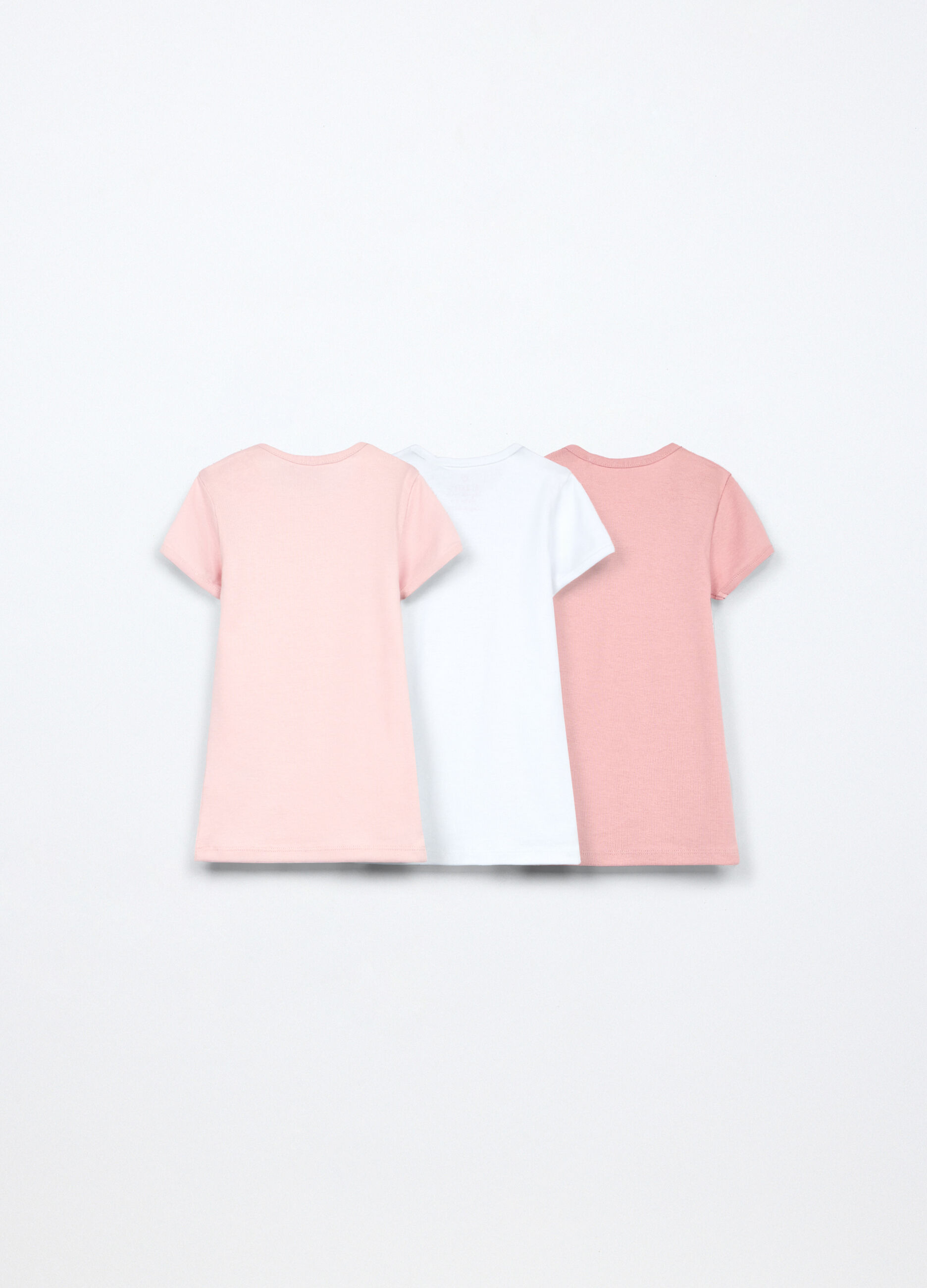 Pack 3 magliette intime in interlock di puro cotone neonata_1