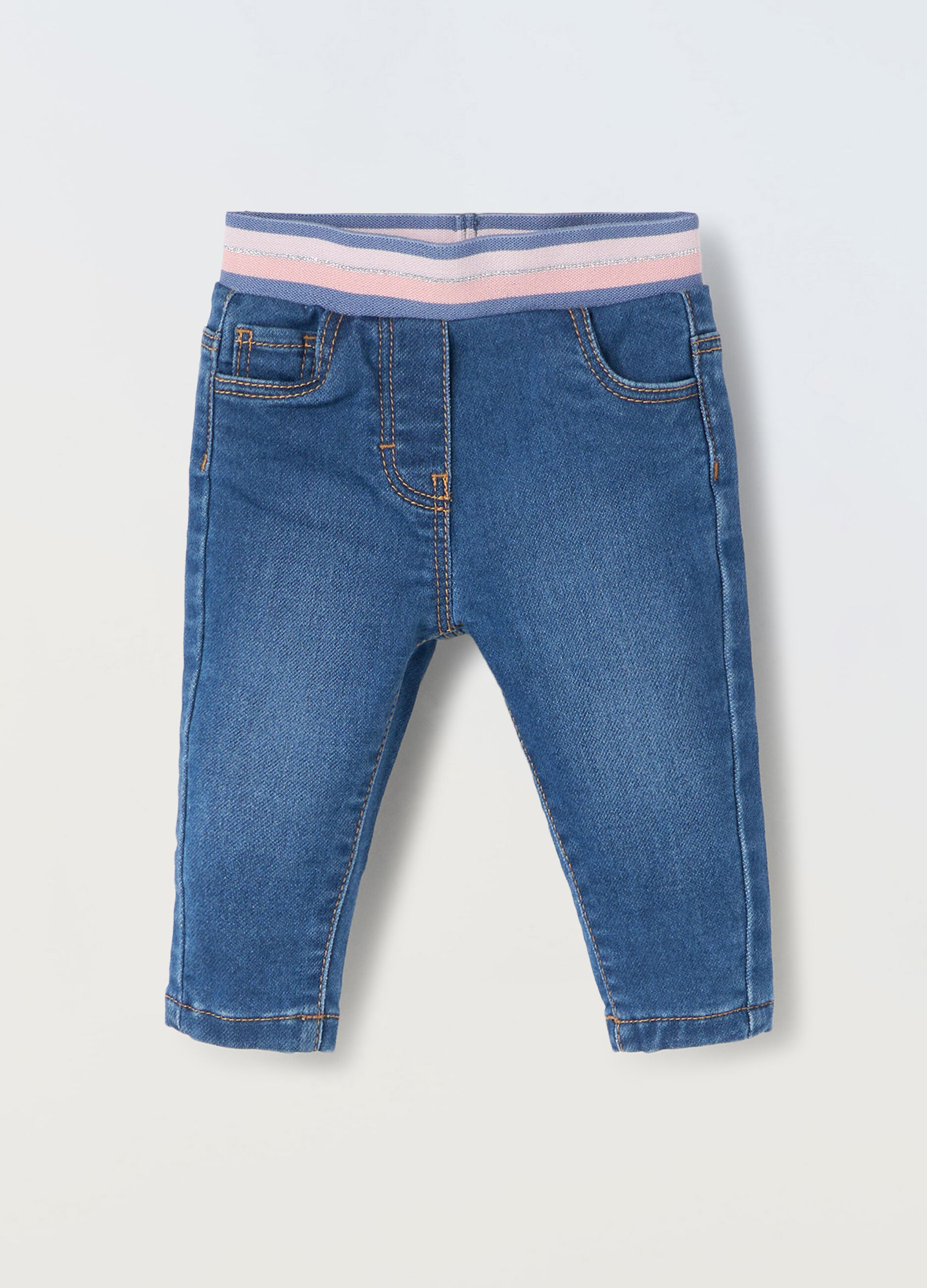 Jeggings in misto cotone neonata_0