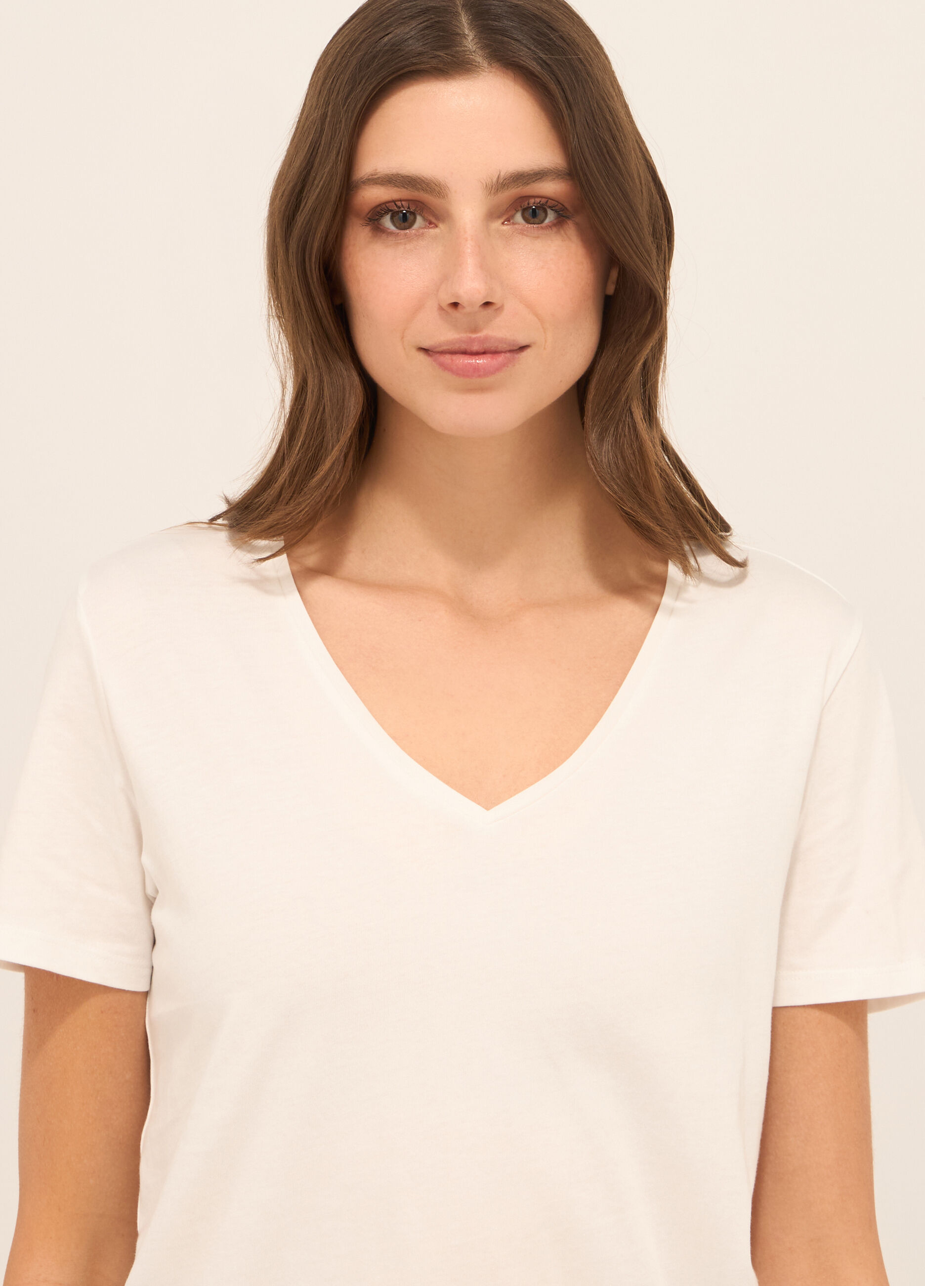 T-shirt in puro cotone donna_2